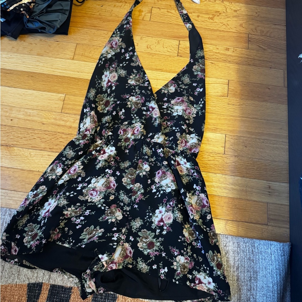 Forever 21 Black and White Patterned Dress